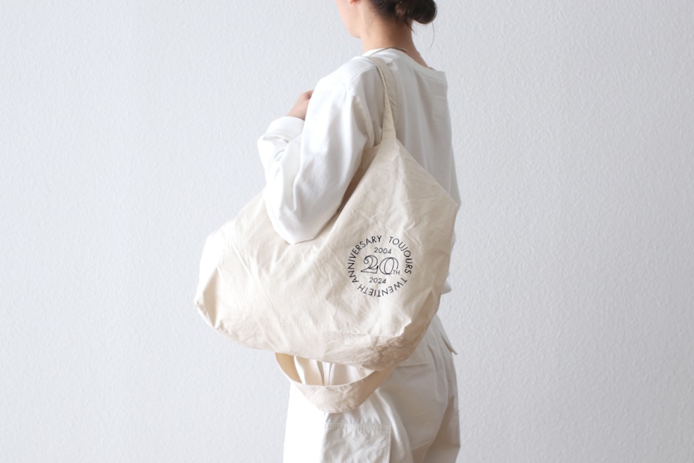 ��limited��TOUJOURS�ʥȥ����塼�� ��20th Print Shoulder Tote Bag - ORGANIC COTTON RIP STOP CLOTH��