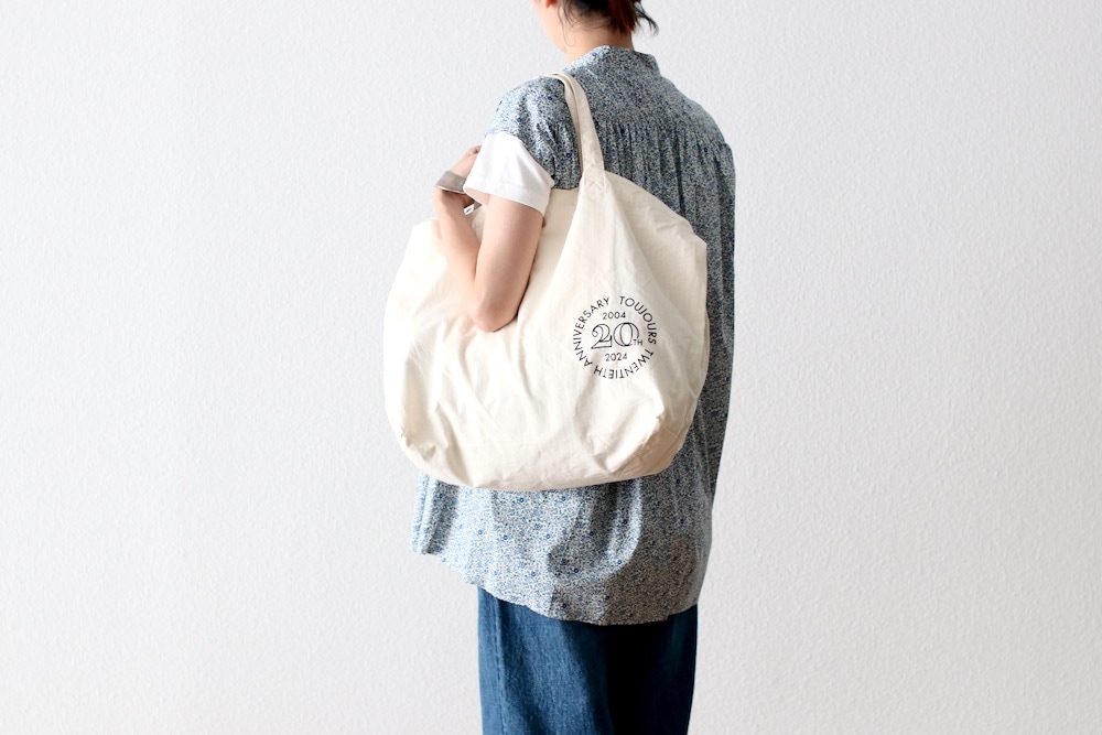 limitedTOUJOURSʥȥ塼 20th Print Shoulder Tote Bag - ORGANIC COTTON RIP STOP CLOTH