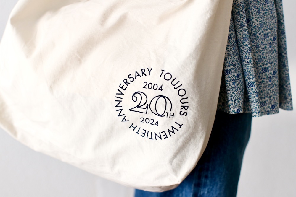 limitedTOUJOURSʥȥ塼 20th Print Shoulder Tote Bag - ORGANIC COTTON RIP STOP CLOTH