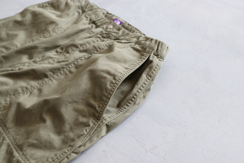 THE NORTH FACE PURPLE LABEL (�� �Ρ��� �ե����� �ѡ��ץ� �졼�٥�) "Ripstop Wide Cropped Field Pants"