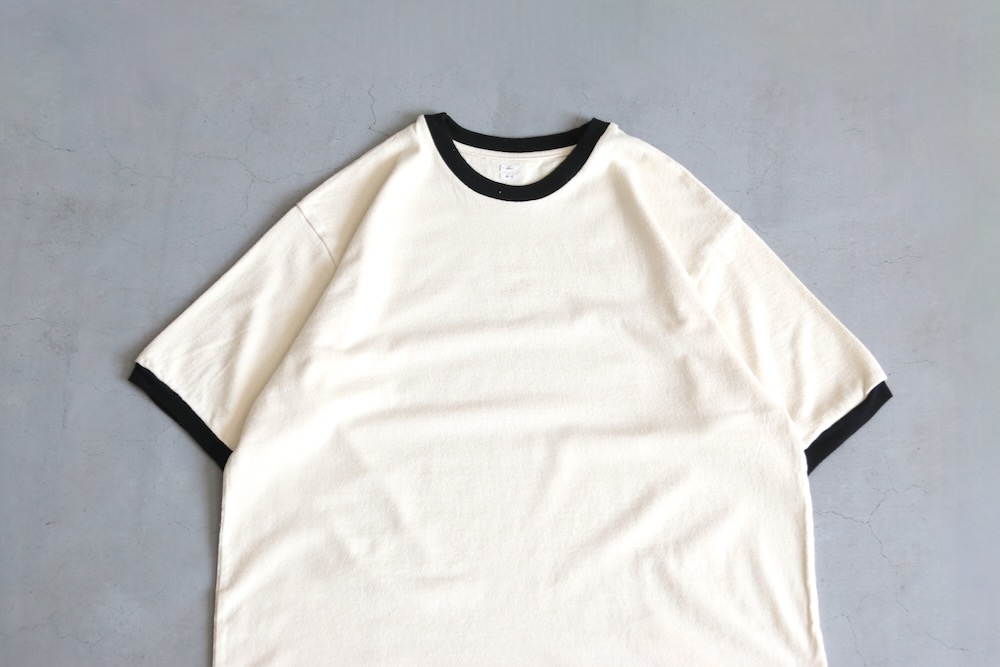 blurhms Co/Silk Nep Raglan Tee ブラームス blurhms (ブラームス) Co/Silk Nep Baseball Raglan Tee