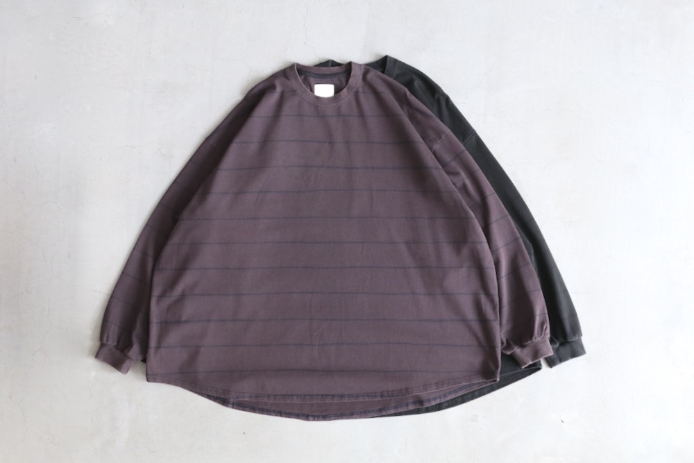 S.F.C(ե) "SIDE STRIPE SUPER BIG LS TEE (DISCHARGED)"