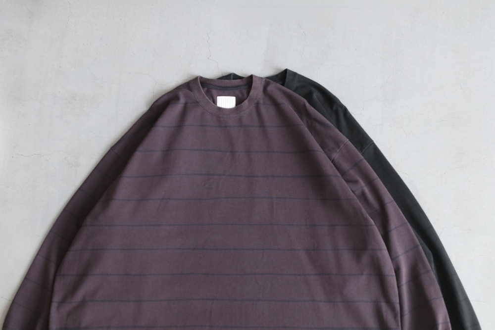 S.F.C(ե) "SIDE STRIPE SUPER BIG LS TEE (DISCHARGED)"