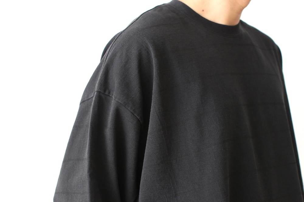 S.F.C(ե) "SIDE STRIPE SUPER BIG LS TEE (DISCHARGED)"