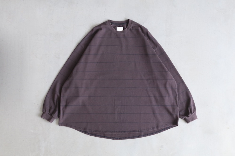 S.F.C(ե) "SIDE STRIPE SUPER BIG LS TEE (DISCHARGED)"