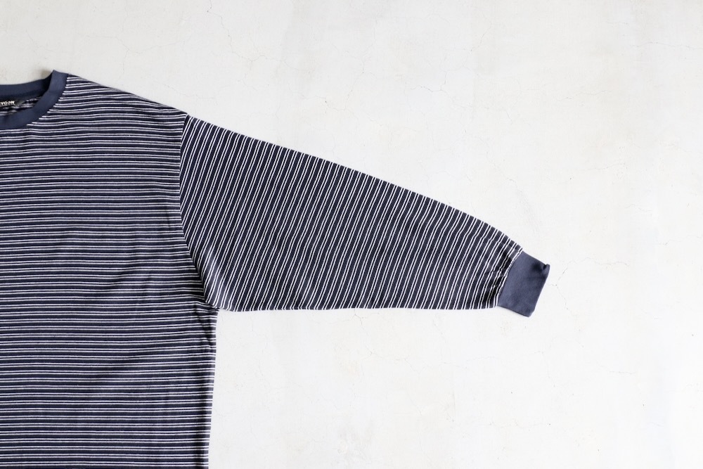 EVCON (ӥ) "BORDER WIDE L/S T-SHIRT"