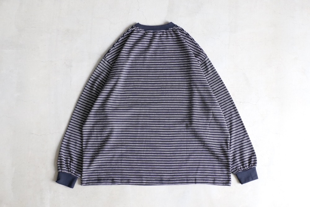 EVCON (ӥ) "BORDER WIDE L/S T-SHIRT"
