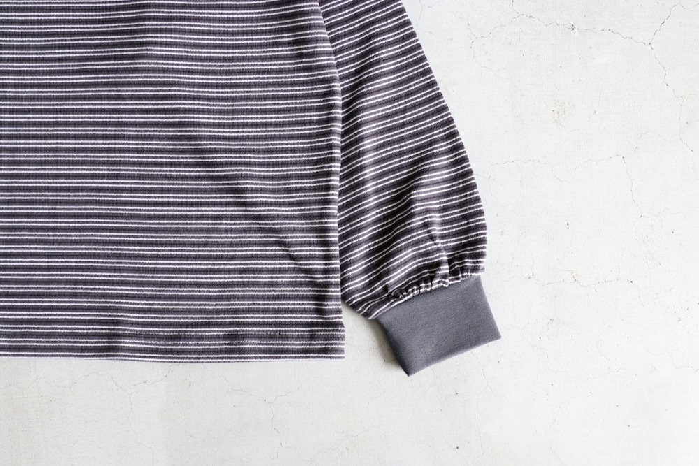 EVCON (ӥ) "BORDER WIDE L/S T-SHIRT"