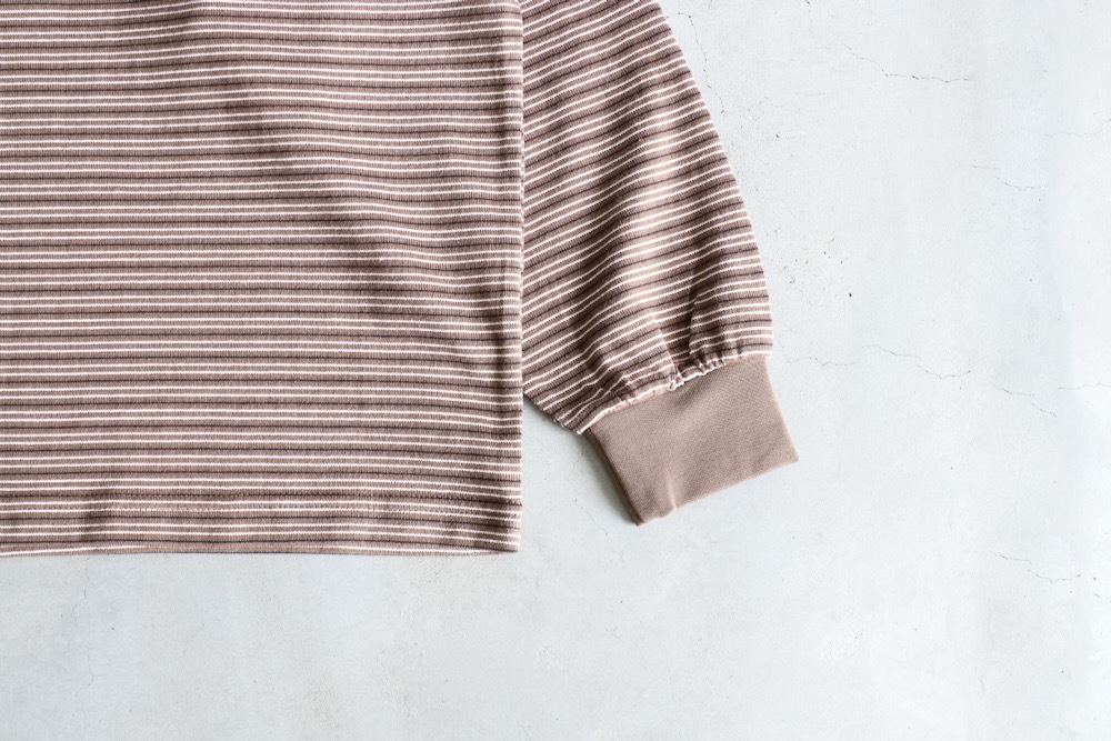 EVCON (ӥ) "BORDER WIDE L/S T-SHIRT"