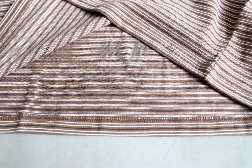 EVCON (ӥ) "BORDER WIDE L/S T-SHIRT"