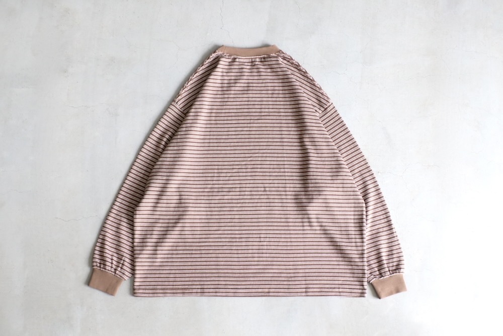 EVCON (ӥ) "BORDER WIDE L/S T-SHIRT"