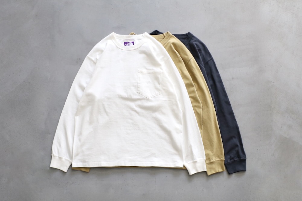 [20%OFF] THE NORTH FACE PURPLE LABEL (�� �Ρ��� �ե����� �ѡ��ץ� �졼�٥�) "8oz Field Long Sleeve Pocket Tee"