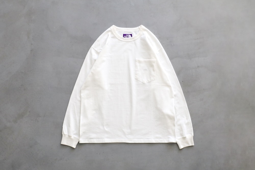 [20%OFF] THE NORTH FACE PURPLE LABEL (�� �Ρ��� �ե����� �ѡ��ץ� �졼�٥�) "8oz Field Long Sleeve Pocket Tee"