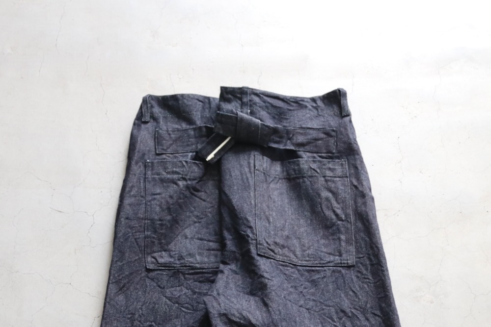 WOMEN'STOUJOURSʥȥ塼ˡBack String Waist Overalls - 13.5OZ. SELVAGE CLASSIC DENIM CLOTH