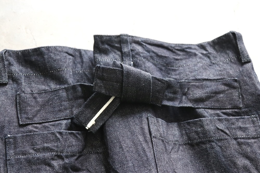 WOMEN'STOUJOURSʥȥ塼ˡBack String Waist Overalls - 13.5OZ. SELVAGE CLASSIC DENIM CLOTH