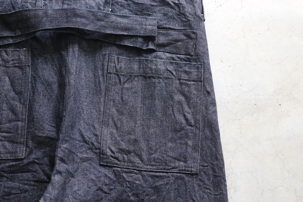 WOMEN'STOUJOURSʥȥ塼ˡBack String Waist Overalls - 13.5OZ. SELVAGE CLASSIC DENIM CLOTH