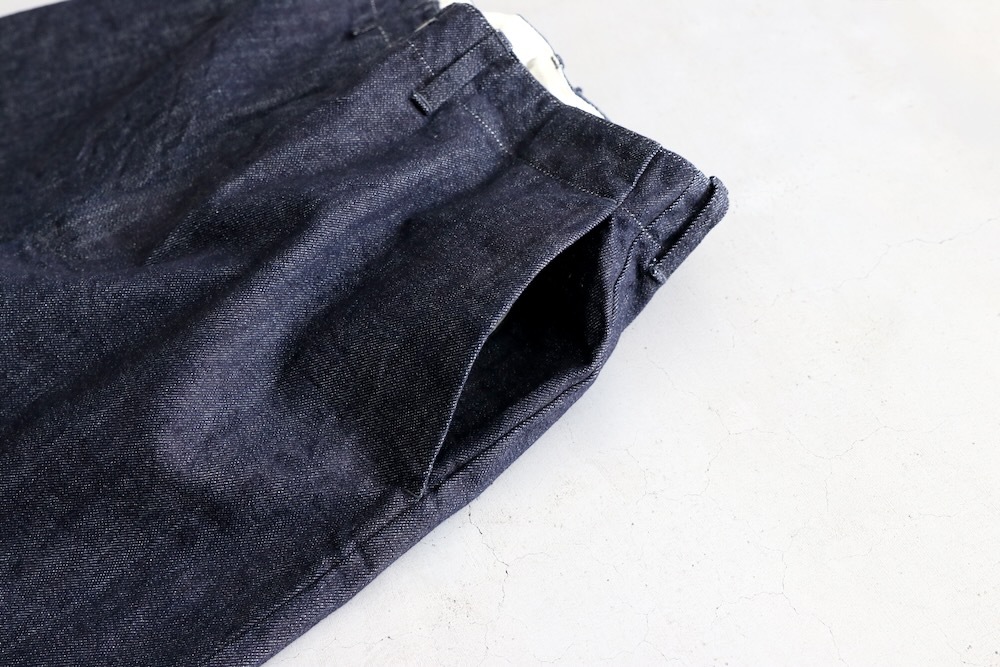 ��WOMEN'S��TOUJOURS�ʥȥ����塼�ˡ�Back String Waist Overalls - 13.5OZ. SELVAGE CLASSIC DENIM CLOTH (INDIGO)��
