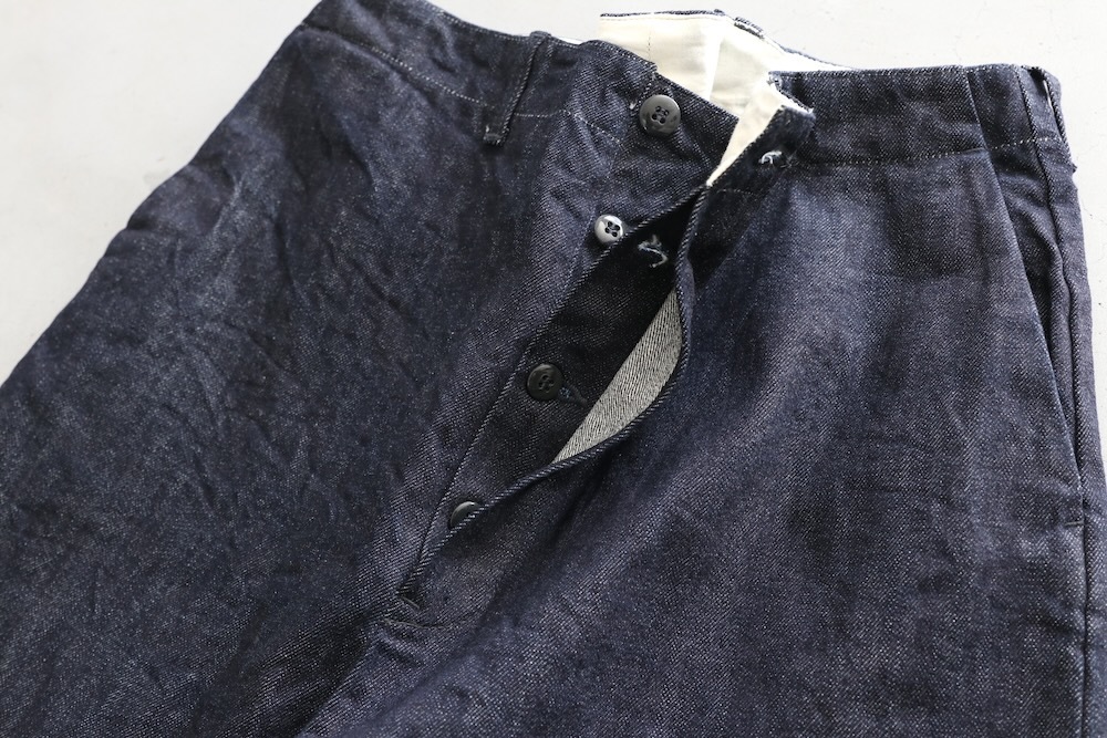 ��WOMEN'S��TOUJOURS�ʥȥ����塼�ˡ�Back String Waist Overalls - 13.5OZ. SELVAGE CLASSIC DENIM CLOTH (INDIGO)��