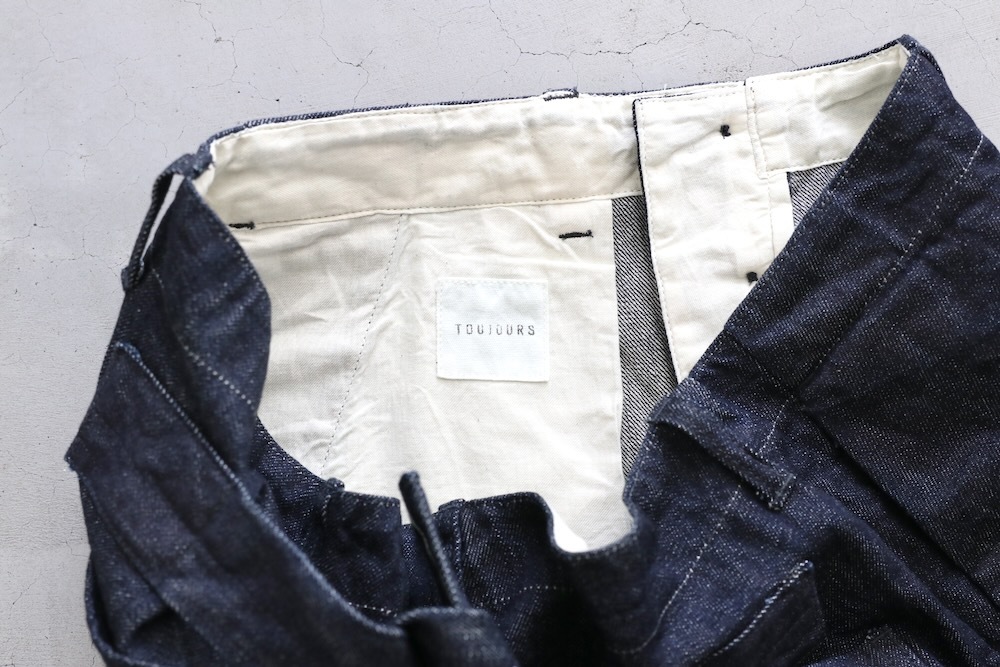 ��WOMEN'S��TOUJOURS�ʥȥ����塼�ˡ�Back String Waist Overalls - 13.5OZ. SELVAGE CLASSIC DENIM CLOTH (INDIGO)��