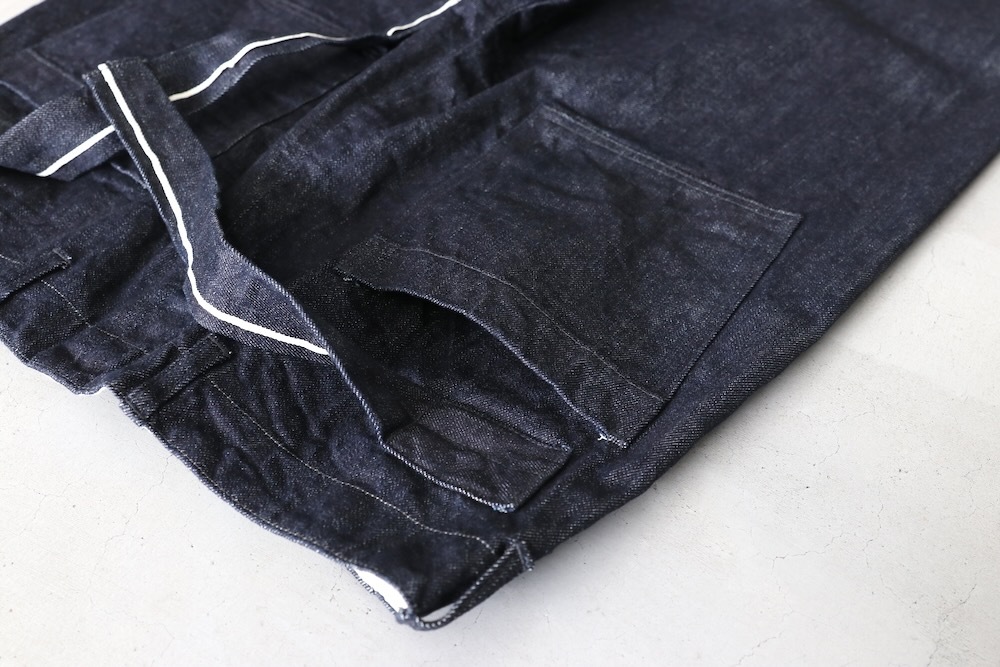 ��WOMEN'S��TOUJOURS�ʥȥ����塼�ˡ�Back String Waist Overalls - 13.5OZ. SELVAGE CLASSIC DENIM CLOTH (INDIGO)��