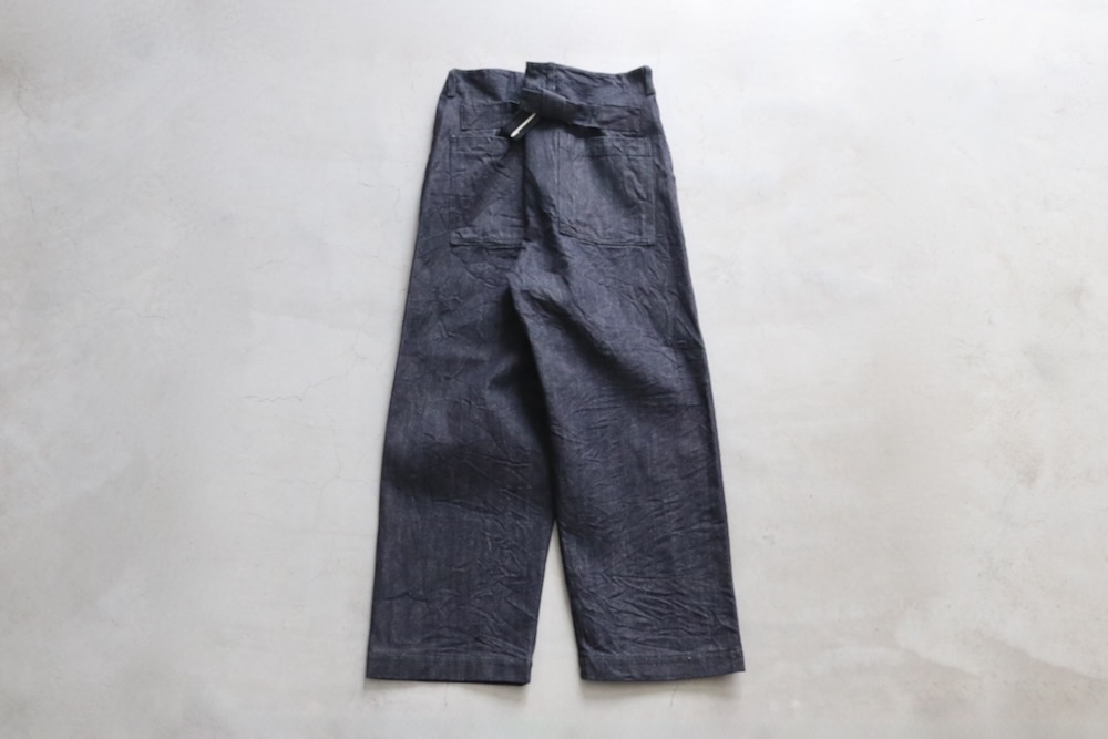 WOMEN'STOUJOURSʥȥ塼ˡBack String Waist Overalls - 13.5OZ. SELVAGE CLASSIC DENIM CLOTH