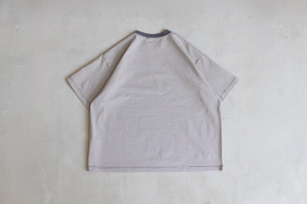 EVCON (���ӥ���) "MERCERIZATION BORDER WIDE S/S TEE"