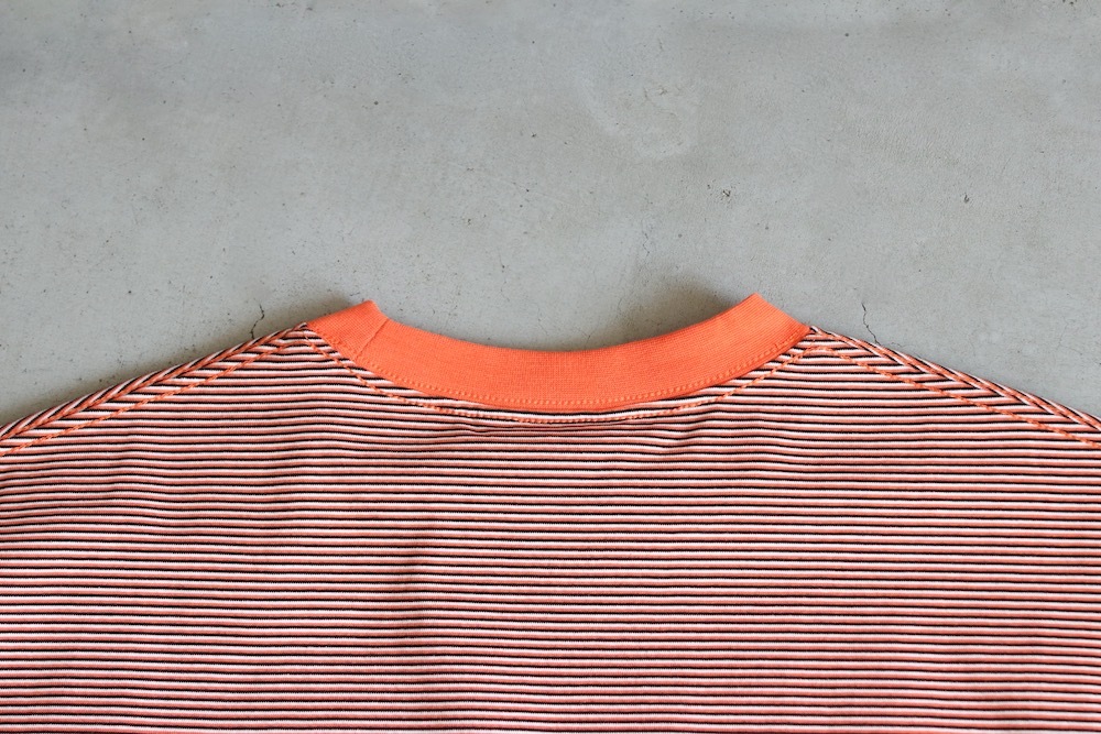 EVCON (���ӥ���) "MERCERIZATION BORDER WIDE S/S TEE"