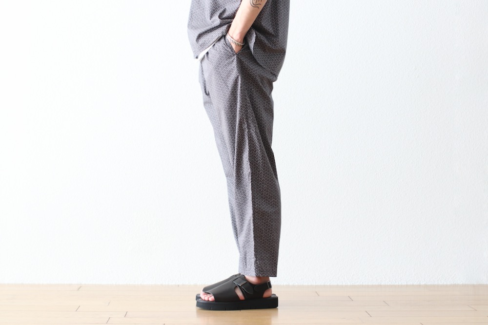 ts(s) (ƥ) "Drawstring Pants -Small Graphics Inkjet Print Cotton Cloth"
