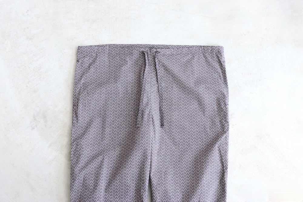 ts(s) (ƥ) "Drawstring Pants -Small Graphics Inkjet Print Cotton Cloth"