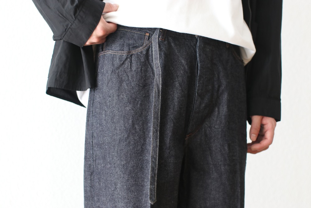 blurhms(�֥顼�ॹ) "12.9oz Denim Narrow Belted Pants"