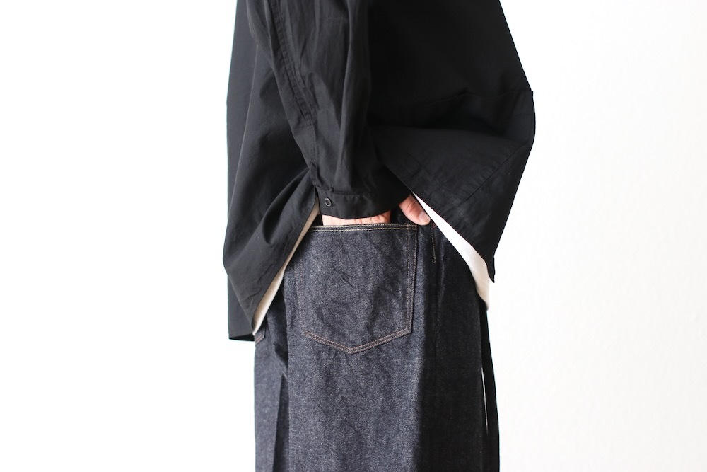 blurhms(�֥顼�ॹ) "12.9oz Denim Narrow Belted Pants"
