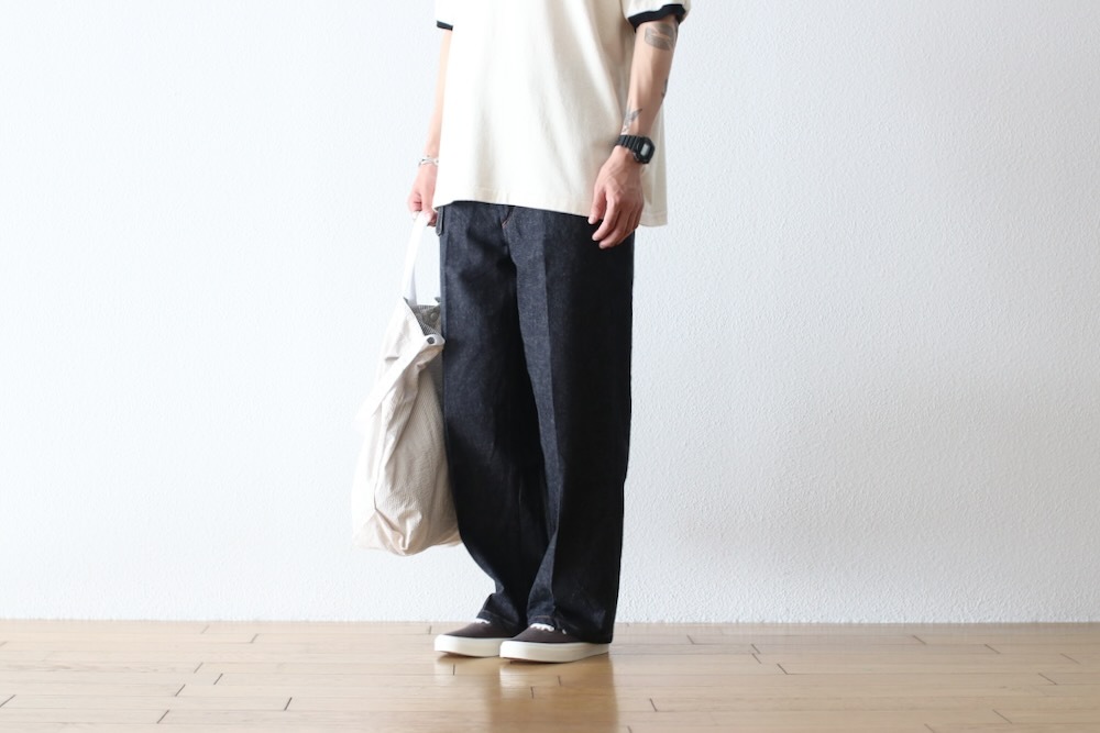 blurhms(�֥顼�ॹ) "12.9oz Denim Narrow Belted Pants"