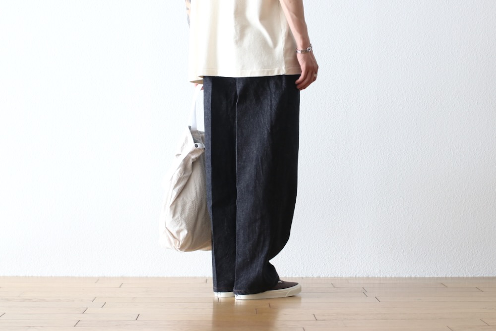 blurhms(�֥顼�ॹ) "12.9oz Denim Narrow Belted Pants"