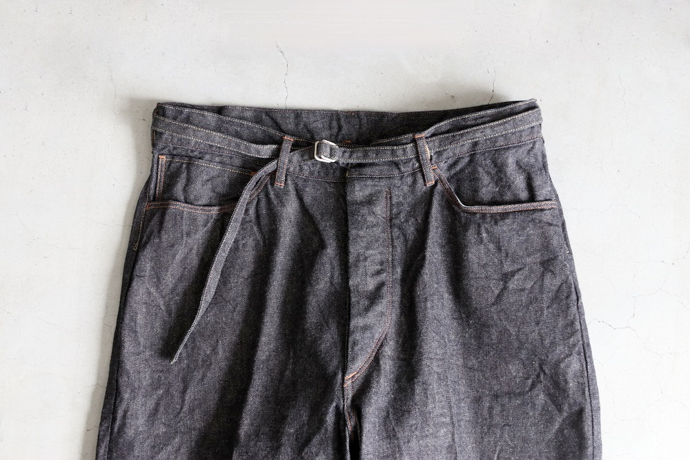blurhms(�֥顼�ॹ) "12.9oz Denim Narrow Belted Pants"