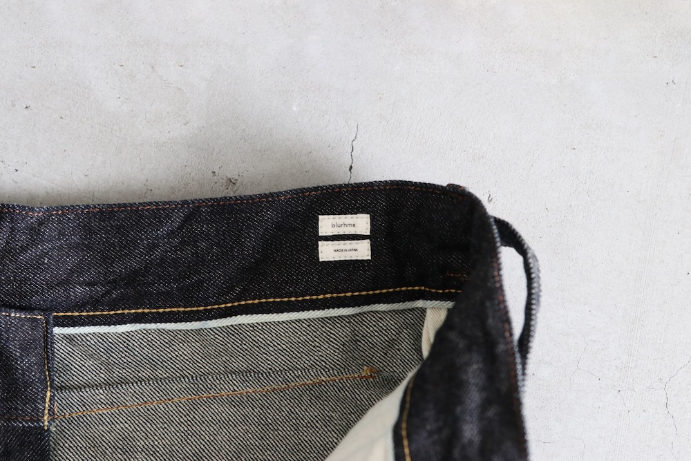 blurhms(�֥顼�ॹ) "12.9oz Denim Narrow Belted Pants"