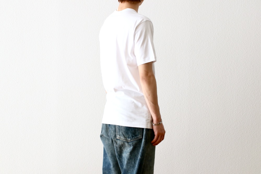 COMME des GARCONS SHIRT(���� �� ����륽�� �����) "Cotton Jersey Plain with Printed "CDG SHIRT" Logo On Chest S/S TEE FO-T026-051"