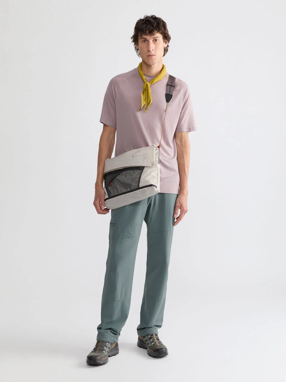 [10% > 25%OFF] KLATTERMUSEN(����å���ࡼ����) "Grid Messenger Bag"