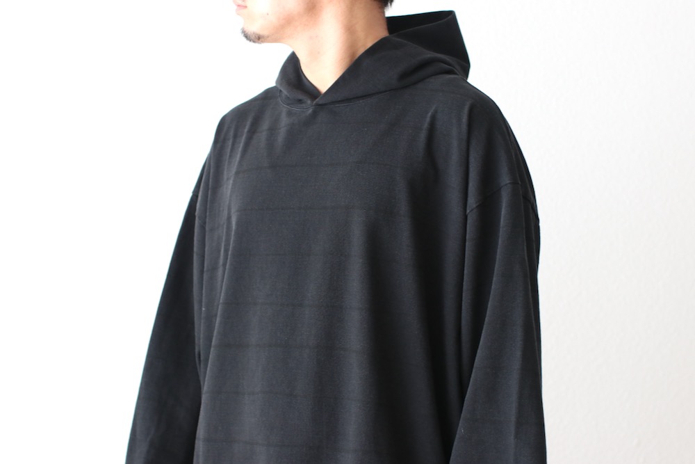 S.F.C(�������ե���) "SIDE STRIPE HOODY LS TEE (DISCHARGED)"