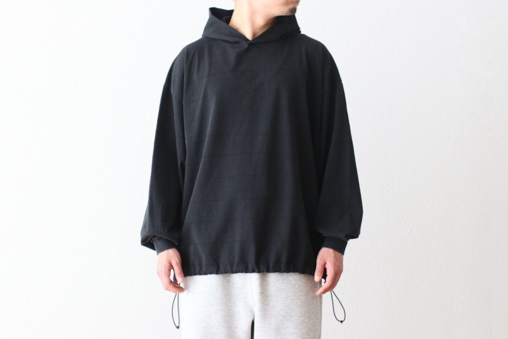 S.F.C(�������ե���) "SIDE STRIPE HOODY LS TEE (DISCHARGED)"
