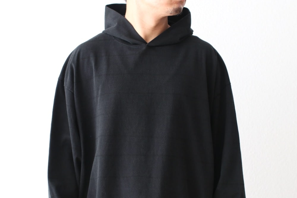 S.F.C(�������ե���) "SIDE STRIPE HOODY LS TEE (DISCHARGED)"