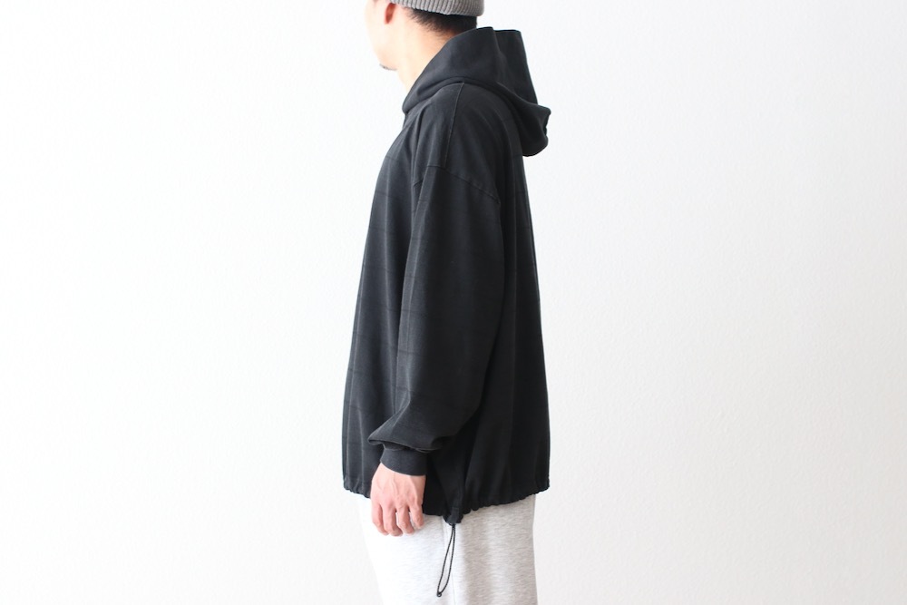 S.F.C(�������ե���) "SIDE STRIPE HOODY LS TEE (DISCHARGED)"