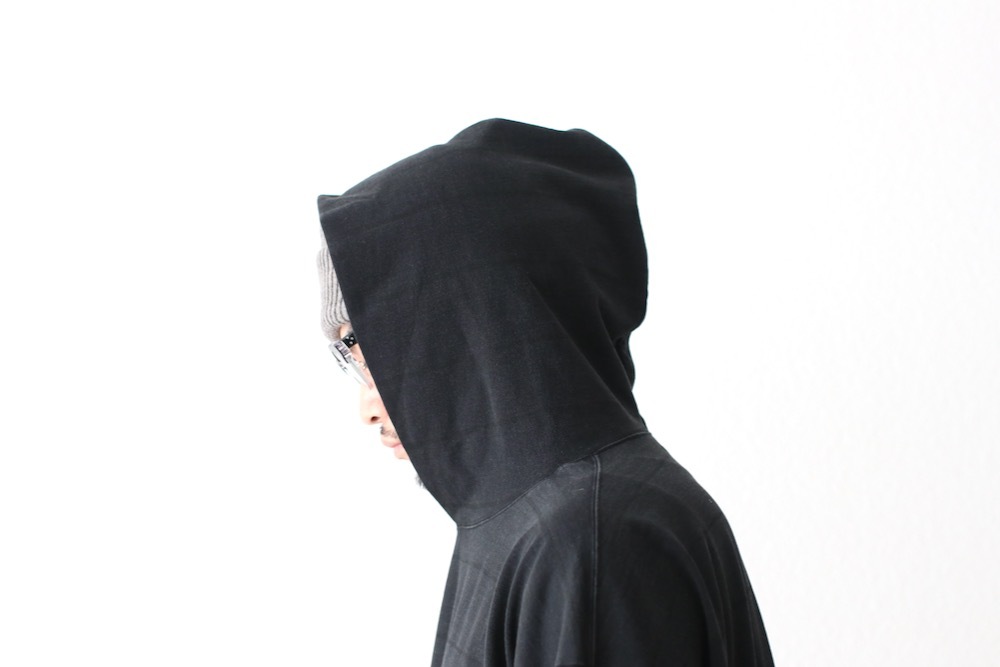 S.F.C(�������ե���) "SIDE STRIPE HOODY LS TEE (DISCHARGED)"