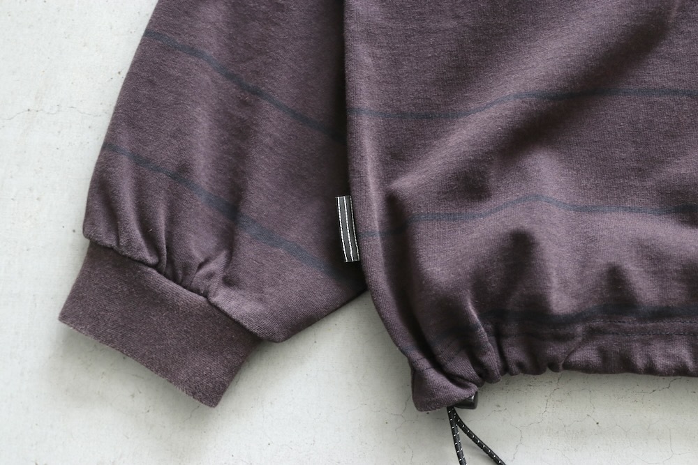 S.F.C(�������ե���) "SIDE STRIPE HOODY LS TEE (DISCHARGED)"