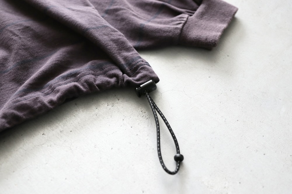 S.F.C(�������ե���) "SIDE STRIPE HOODY LS TEE (DISCHARGED)"