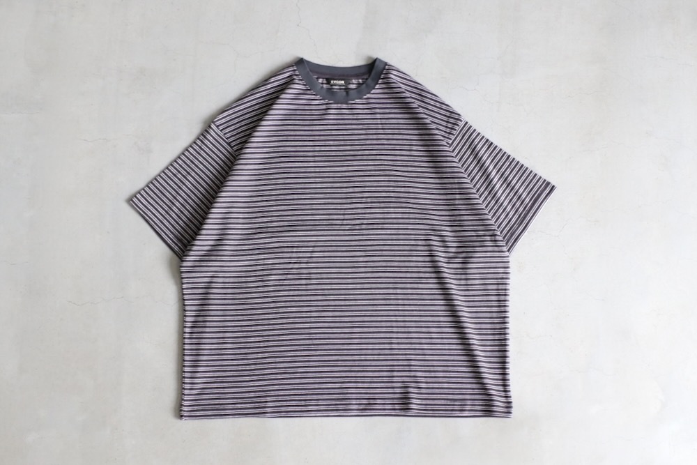 EVCON (���ӥ���) "BORDER WIDE S/S T-SHIRT"