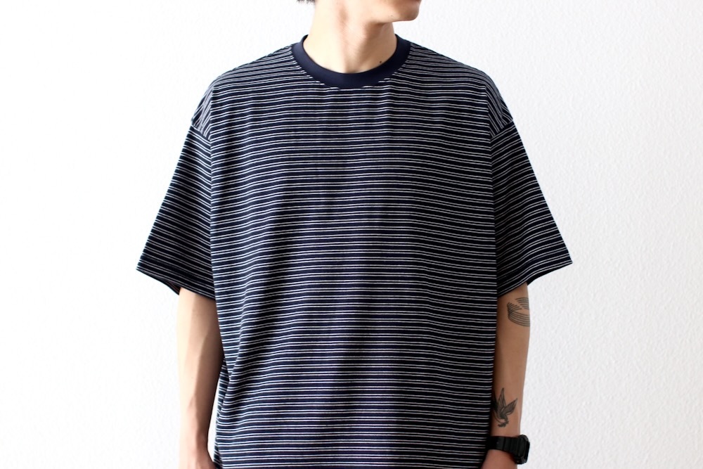 EVCON (���ӥ���) "BORDER WIDE S/S T-SHIRT"