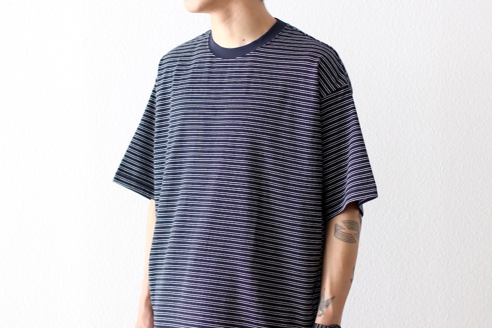 EVCON (���ӥ���) "BORDER WIDE S/S T-SHIRT"