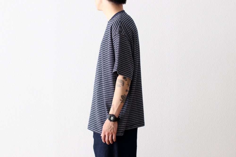 EVCON (���ӥ���) "BORDER WIDE S/S T-SHIRT"