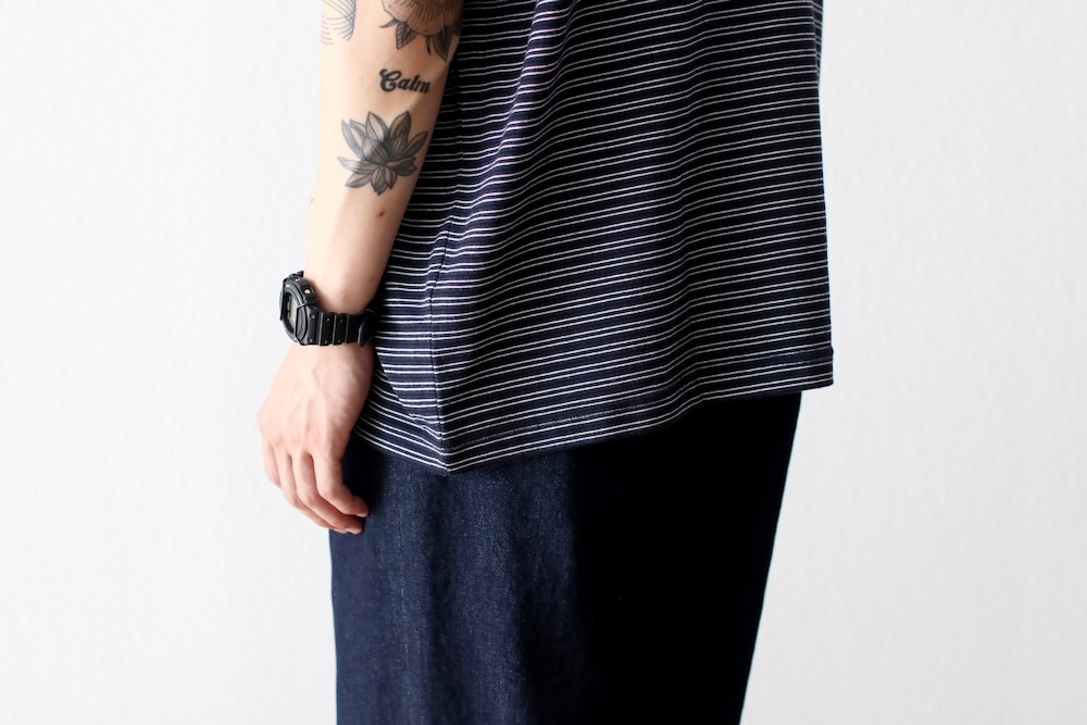 EVCON (���ӥ���) "BORDER WIDE S/S T-SHIRT"