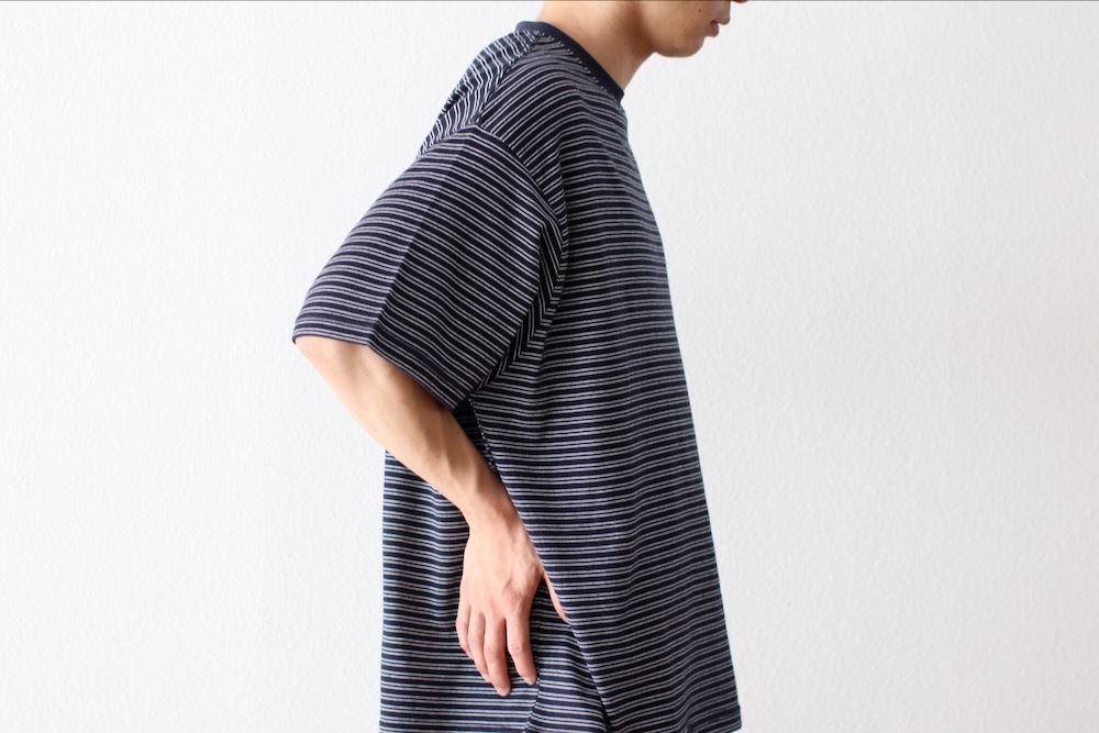 EVCON (���ӥ���) "BORDER WIDE S/S T-SHIRT"